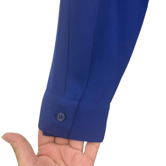 BCBGMAXAZRIA Marcee Royal Blue Wide-Leg Jumpsuit 6 - Picture 13 of 16